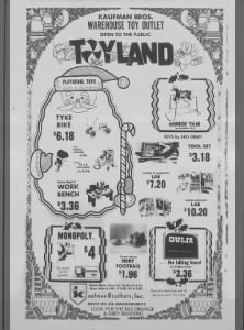 Toyland Ouija 1975