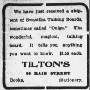 Swastika Ouija 1908